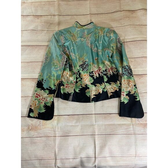 Unbranded Women's 100% Silk Button Front Blazer - Large - Picture 11 of 11